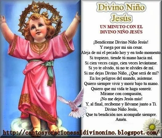 Oración Al Divino Niño: diciembre 2013