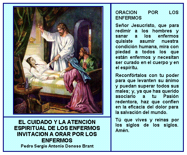 Oración por los enfermos - Parroquia Leones - Gabitos