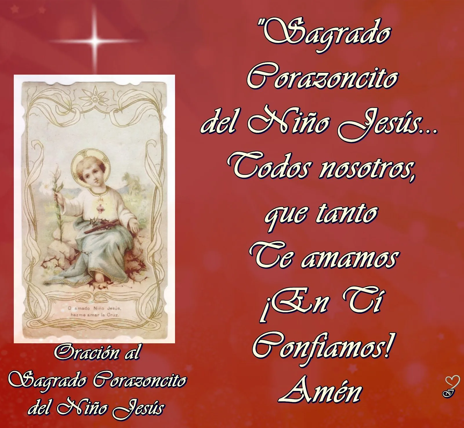 Oraciones al niño Jesús - Imagui