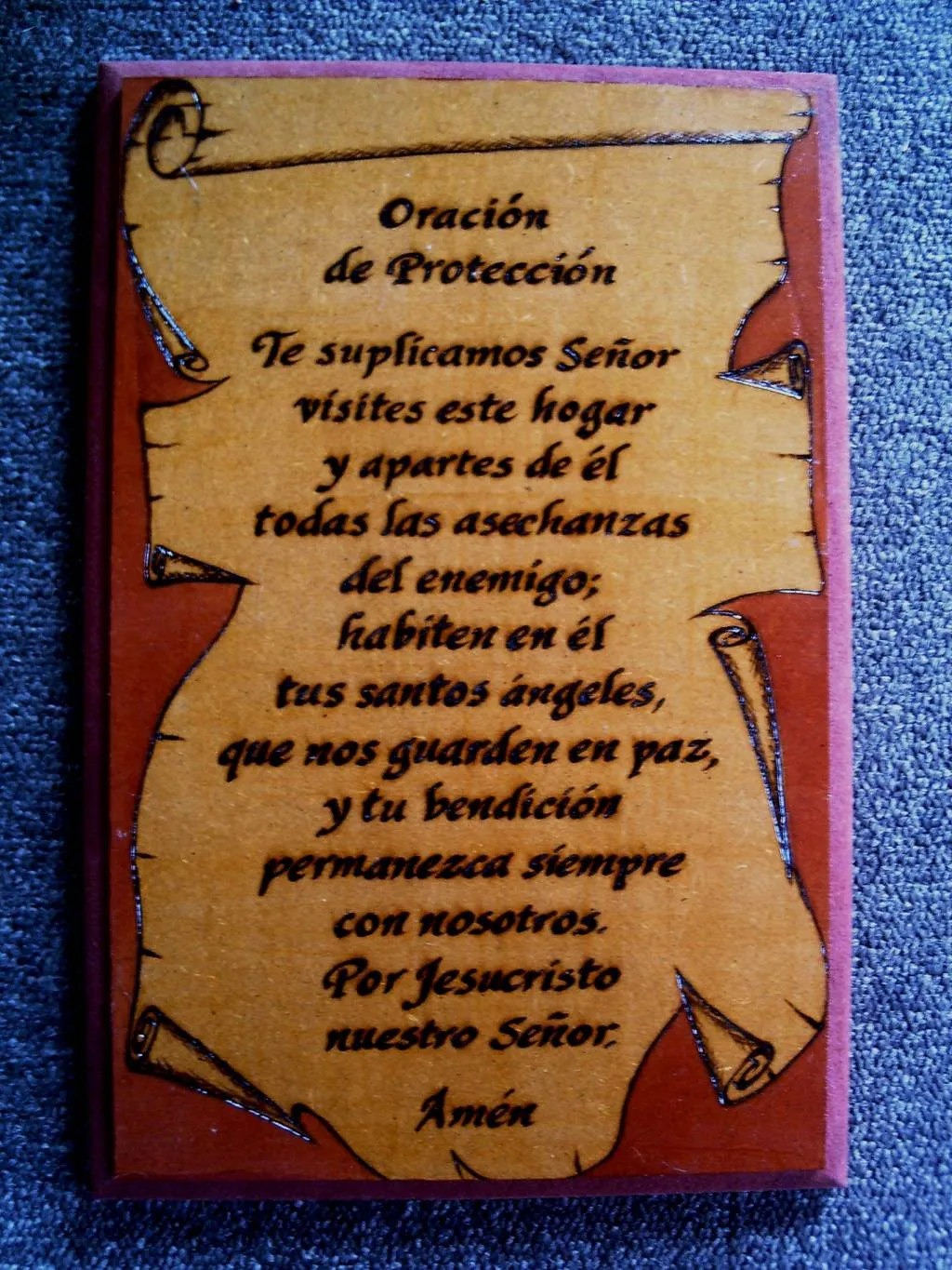 ORACION DE PROTECCION PERGAMINO Lope da Soussa - Artelista.com - en