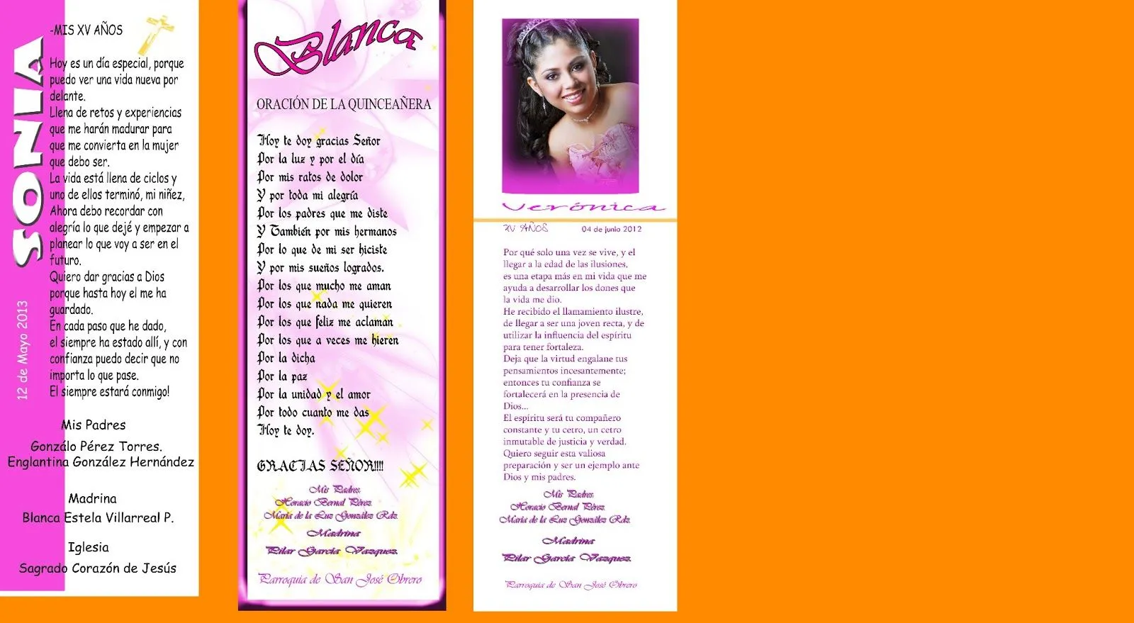 Oracion para quinceañera - Imagui