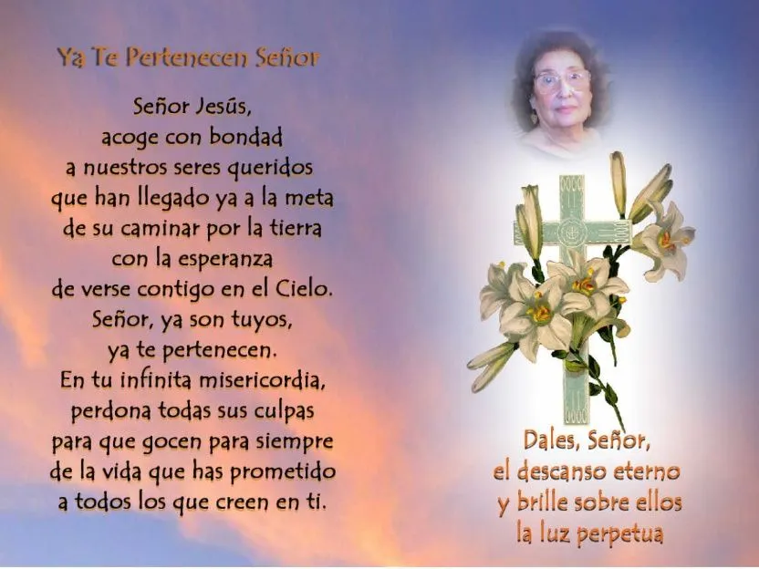 Oración para recordar con amor a nuestros seres queridos fallecidos -  Ceramicsbensu