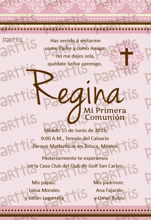 Oraciones de tres años para invitacion - Imagui