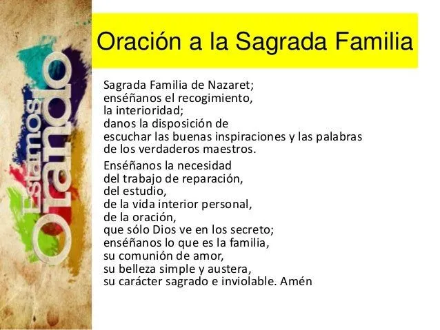 Oraciones: Por los esposos, por la vocación de los hijos, por los nov…