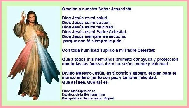 Oración a nuestro Señor Jesucristo - La Magia de la Tía Rosi - Gabitos