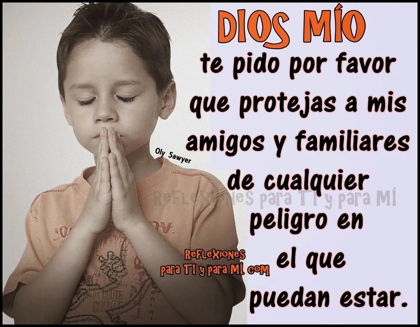 Oraciones para TI y para MÍ: ORACIÓN POR AMIGOS Y FAMILIA