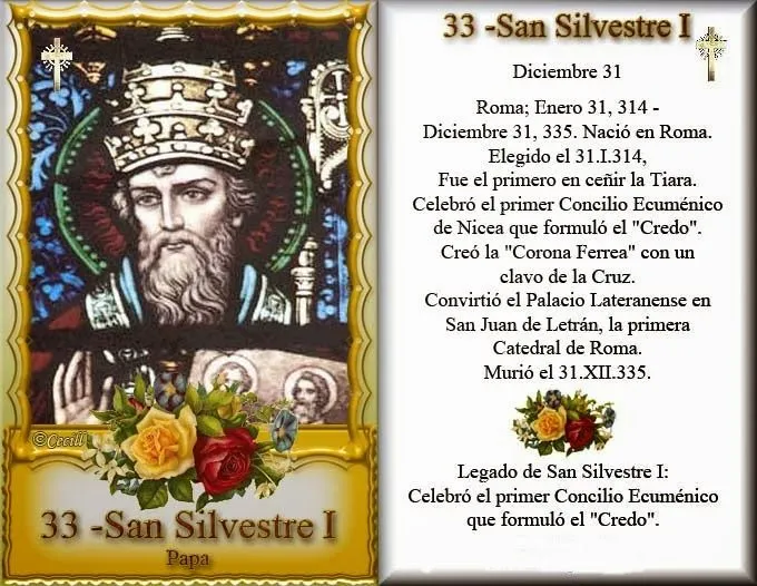 ORACIONES PODEROSAS: Oracion de Poder a San Silvestre Para ...