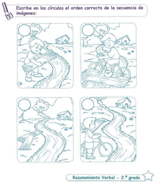 Orden de secuencia para niños - Imagui