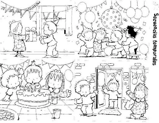 Secuencias de cuentos para colorear e imprimir - Imagui