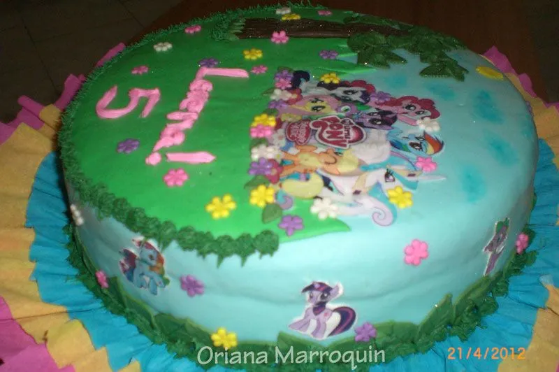 Oriana Marroquin Repostería Fina: Torta "My Little Pony"