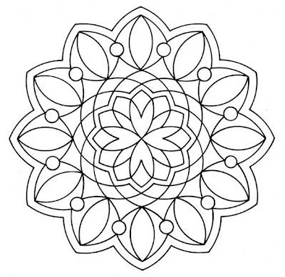 Orientaciones con estilo unico: Mandala para colorear