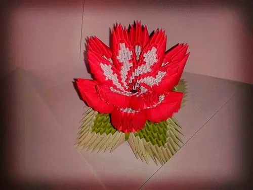 Origami 3D Flower 2 | Flickr - Photo Sharing!