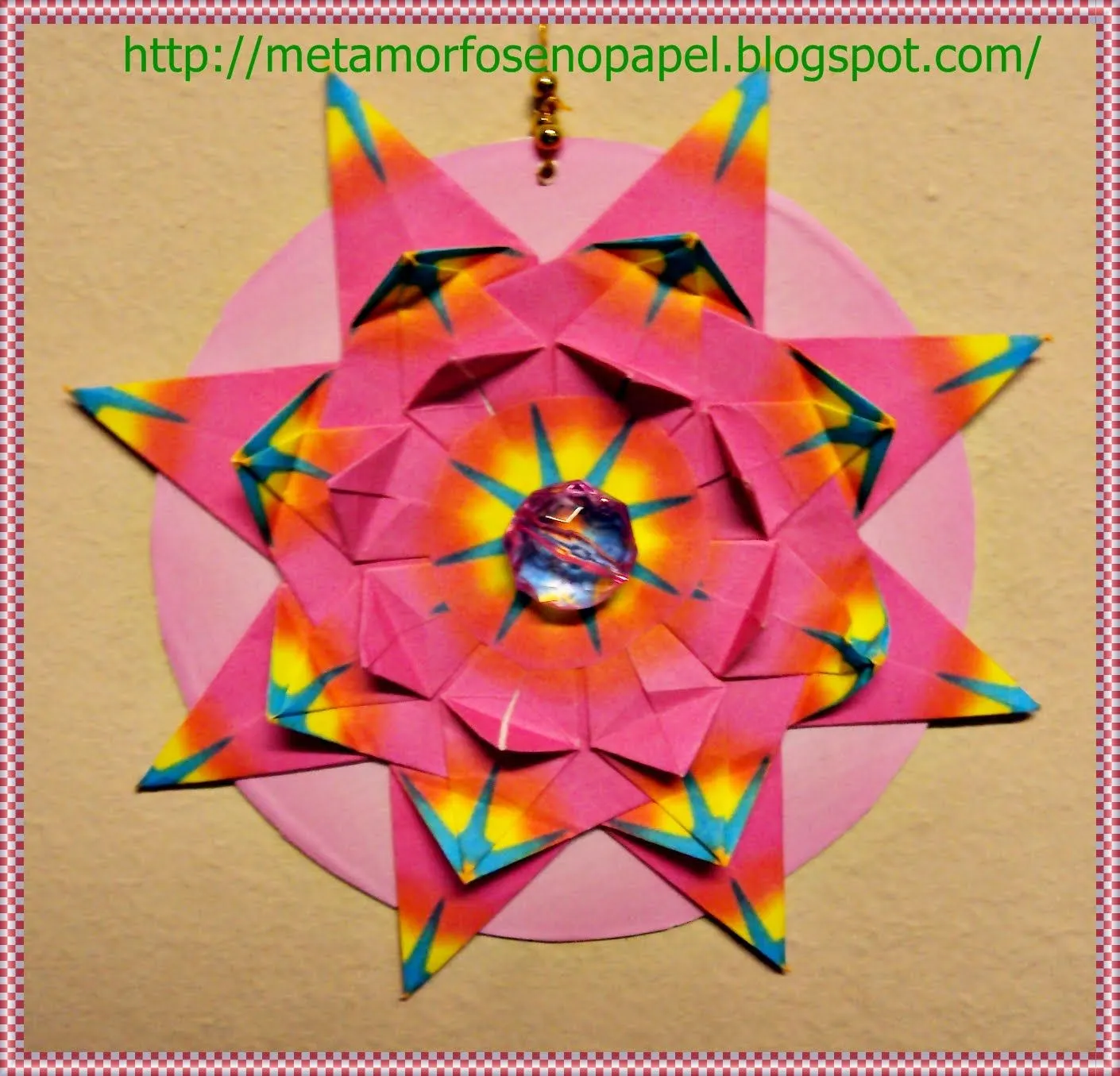 Origami- Atelier Metamorfose no Papel: ORIGAMIS: MANDALAS E MÓBILE ...