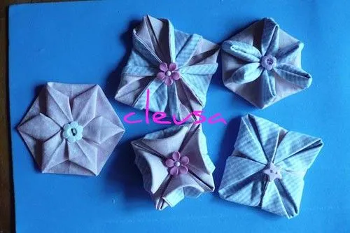Origami com tecido | Flickr - Photo Sharing!