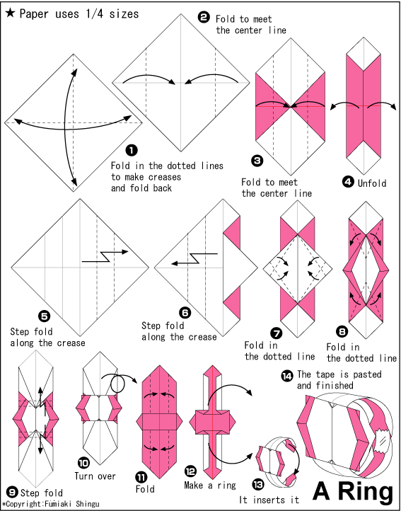 Cara membuat origami bunga teratai - Imagui