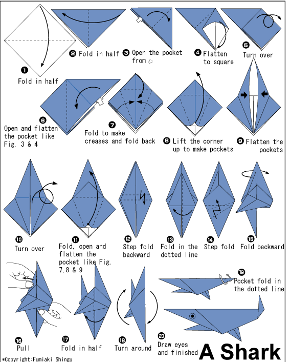 Origami Fish on Pinterest