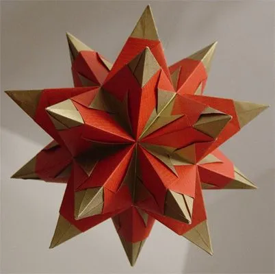 Origami Maniacs: Origami Bascetta Star by Paolo Bascetta