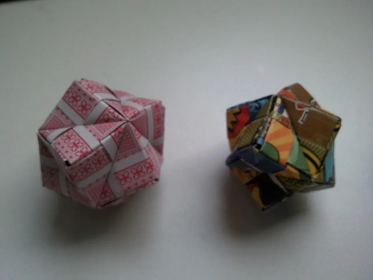 Origami modular avanzado paso a paso (sonobe) | LA DIMENSIÓN ARGENTINA