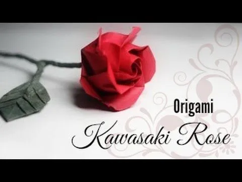 Origami rosa kawasaki diagrama - Imagui