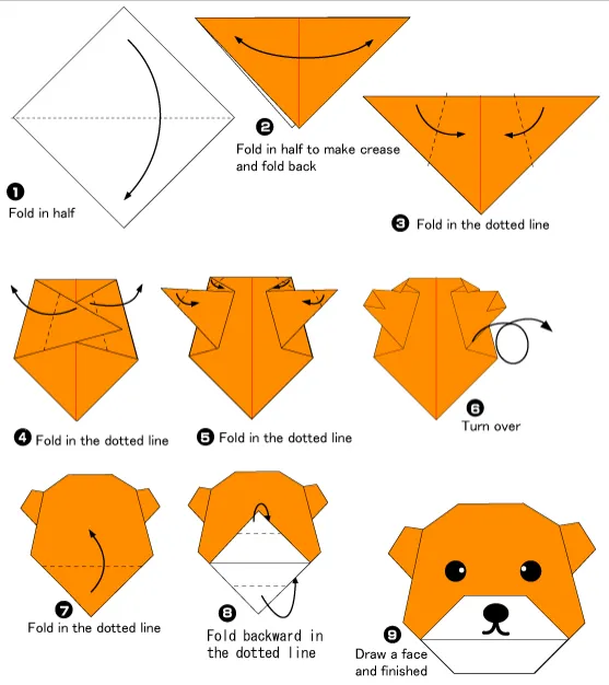 Origamis Tutorial Pictures