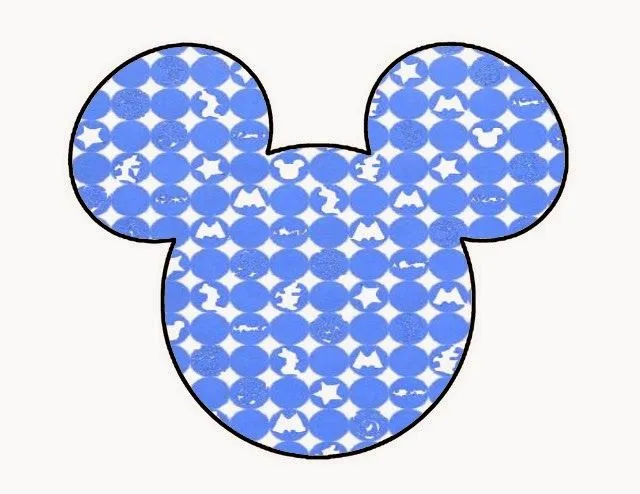 Originales cabezas de Mickey y Minnie. | Ideas y material gratis ...