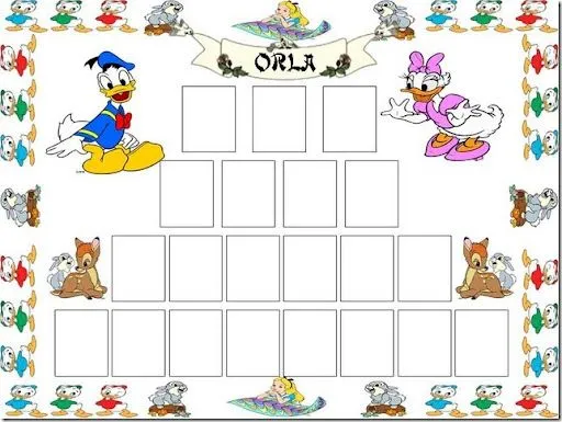 Orlas para poner fotos del colegio | Busco Imágenes