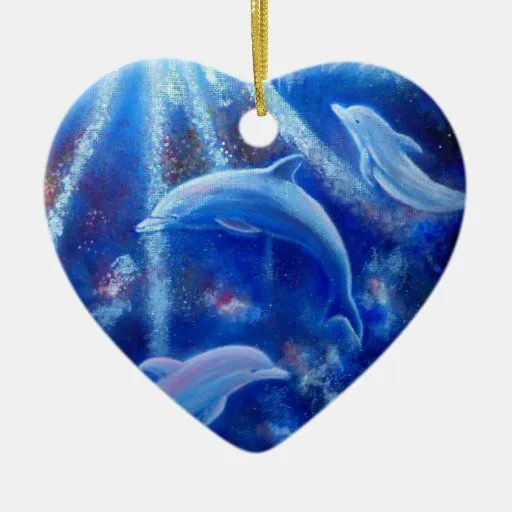 ornamento delfines adorno para reyes de Zazzle.