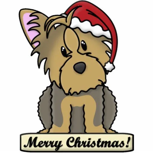 Ornamento del navidad de Yorkie del dibujo animado Ornamente De ...