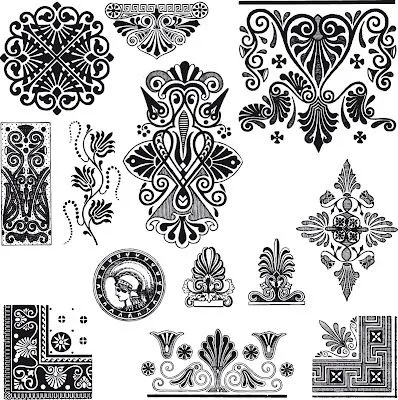 Ornamentos Griegos (Vector Greek Ornamental Designs) - Diseño ...