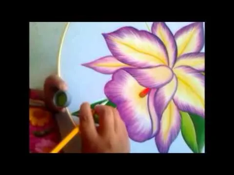 Orquideas para pintar en tela - Imagui