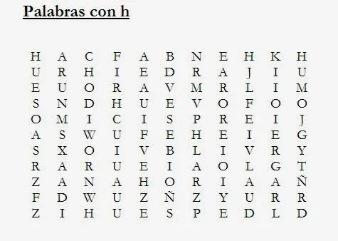 Ortografía para detectives: ¡SOPA DE LETRAS!