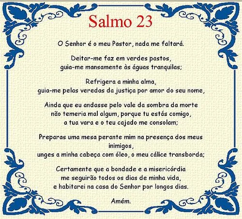 o+senhor+é+meu+pastor+e+nada+ ...