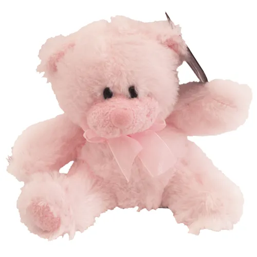 Osito de peluche mimoso rosa a 5.00 € en Regalosparaelbebe.