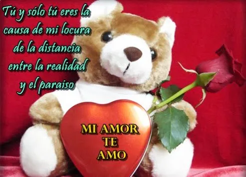 Ositos de peluche con frases de amor - Imagui