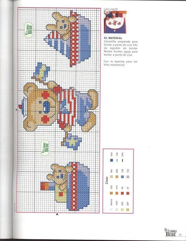 Oso marinero | graficos variados punto de cruz | Pinterest