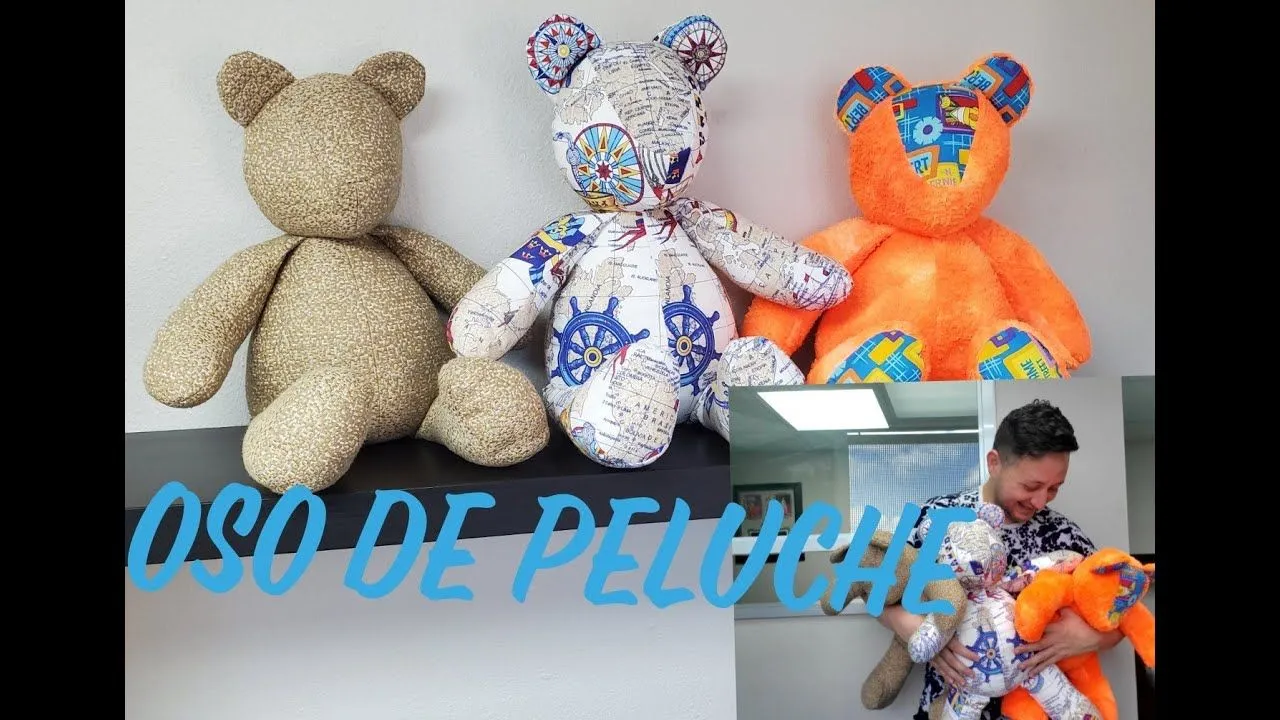 OSO DE PELUCHE - PASO A PASO - INCLUYO LOS PATRONES - YouTube