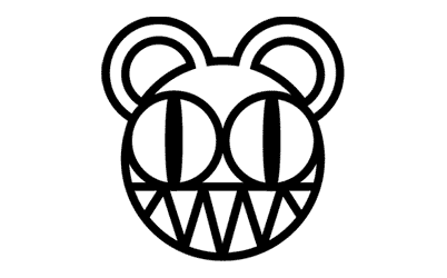 El oso de Radiohead: uno de los mejores logos, según Gigwise ...