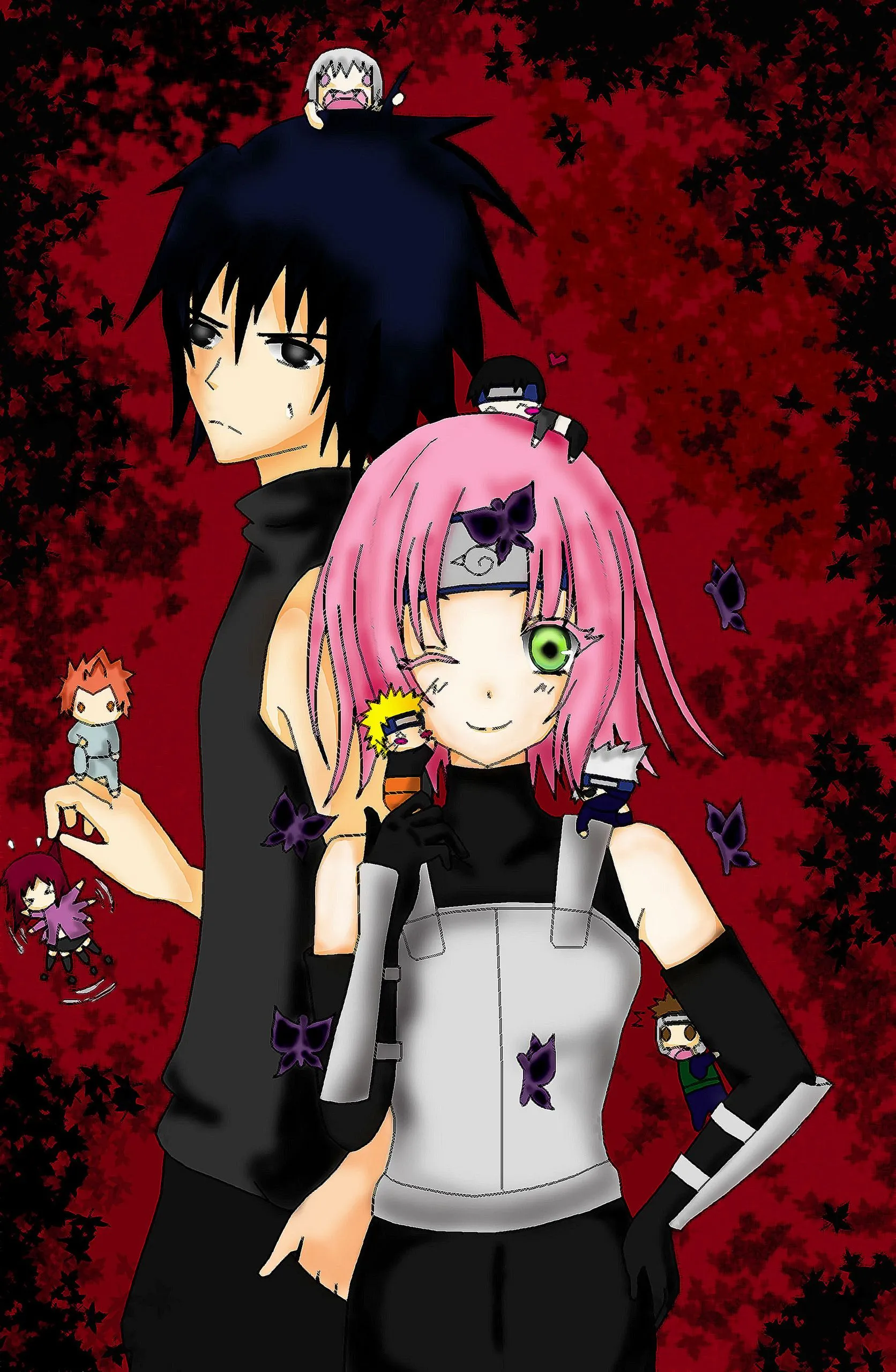 Our Complicated amor Story - sasuke y sakura fan Art ...