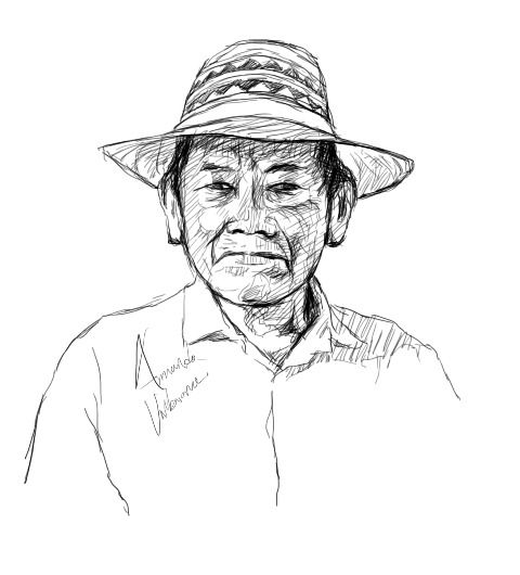 outkajawaa sauu wakuaipa — vegagouriyu: Dibujo de anciano wayuu De Armando...