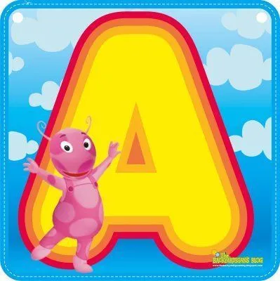  Backyardigans Pablo, tyrone, uniqua taha y austin en un abecedario ...