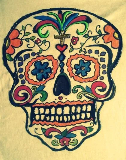 Con paciencia Y pincel: Calavera Mexicana