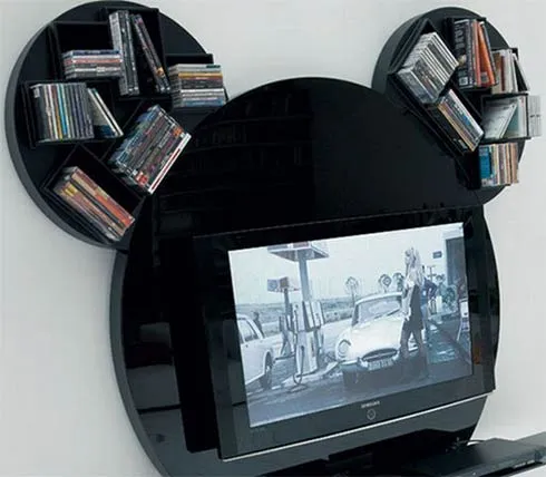 Pacini Capellini's Michey Mouse TV stand