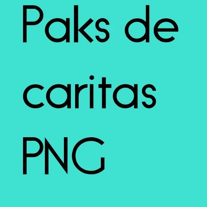 Pack Caritas PNG. by CantBeTamedTutorials on DeviantArt