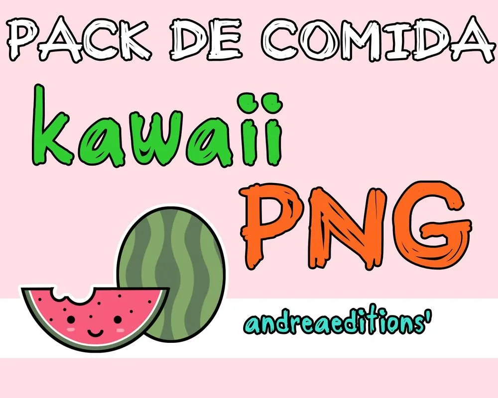 PACK de COMIDA KAWAII by:andrea by AndreaMoustachina on DeviantArt