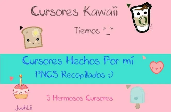 Pack de Cursores Kawaii Tiernos :3 [RAR] by JuuhLii on DeviantArt