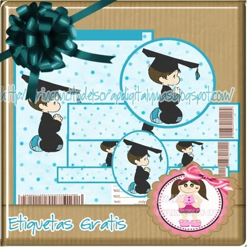 Magic Crafts: .• ☆ ☆ Etiquetas GRATIS para Graduacion Precious ...