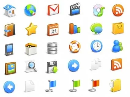 Pack De Iconos Iconos Web Gratis-conjuntos De Iconos-icono Gratis ...