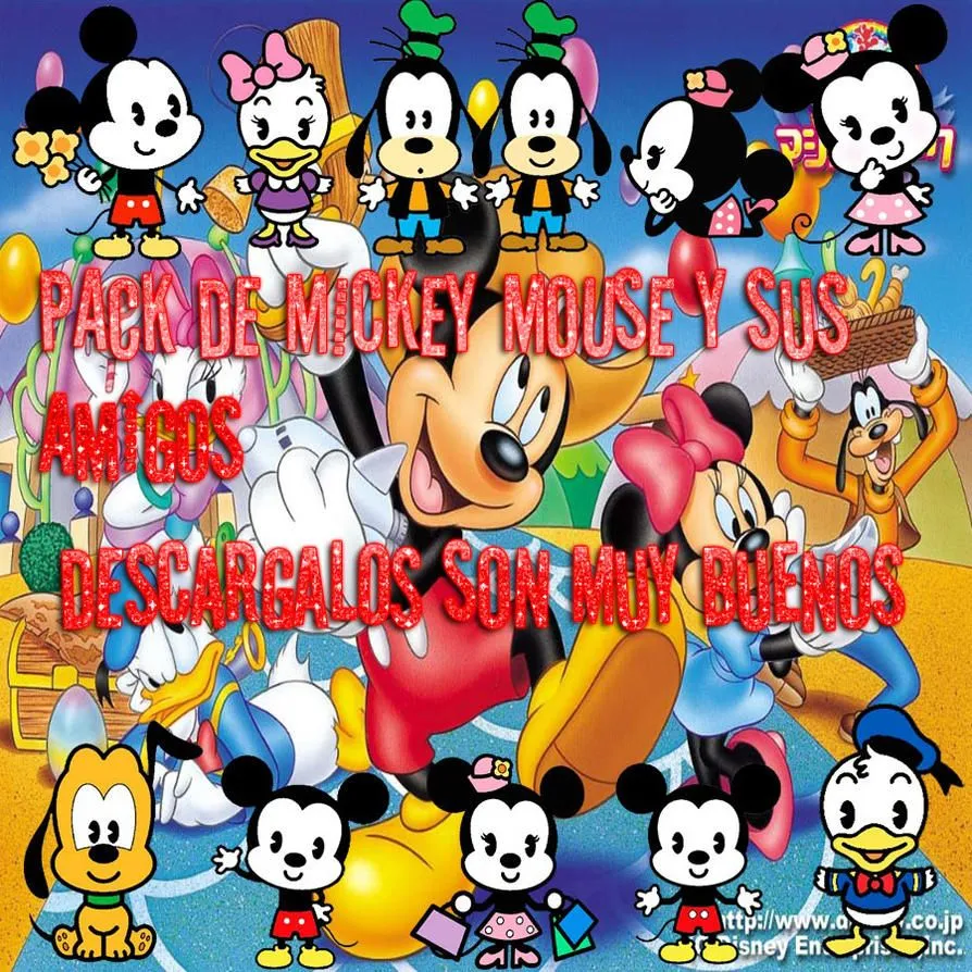 Pack de mickey mouse y sus amigos by SelenatorSweet on DeviantArt
