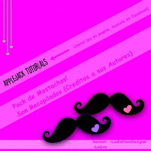 Pack de Mostachos (Son recopilados) by LuuEditionsDesigner on ...