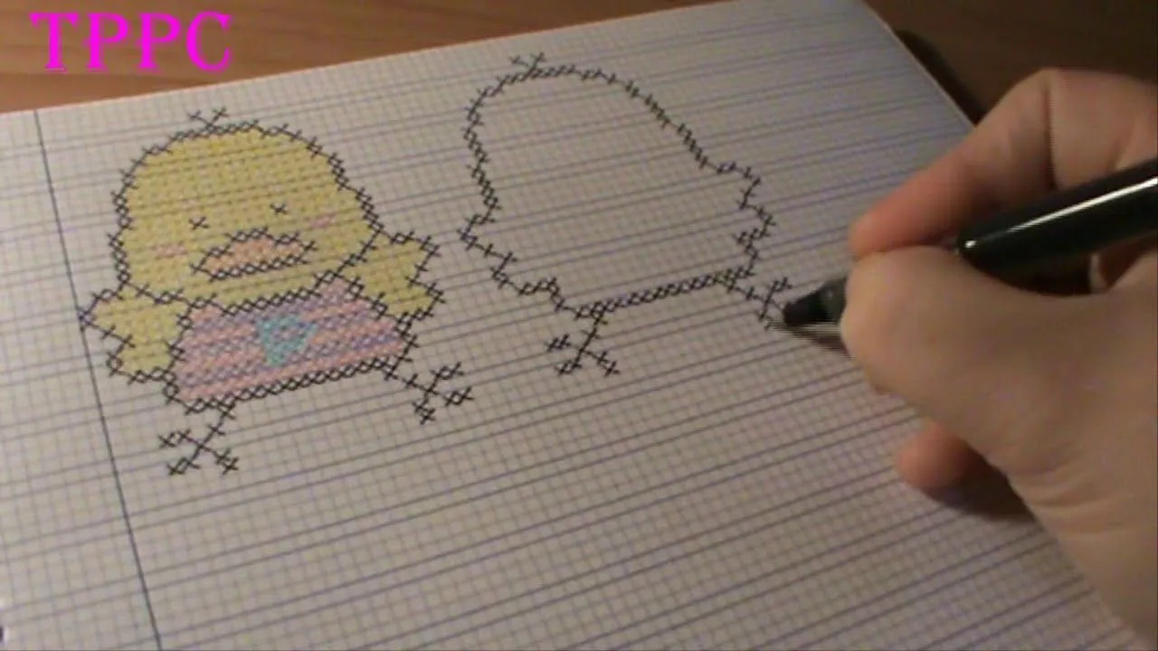 Pack patrones en directo llaveros en directo gallina y pollito | Creando patrones punto de cruz - YouTube